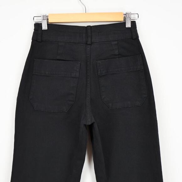 Everlane Women's Organic Straight Leg Pant Black Size 0 NWOT - Picture 5 of 7